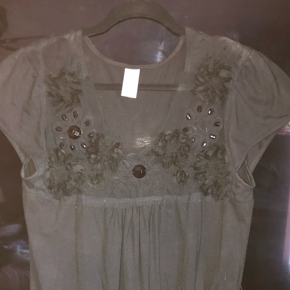 Lacy pull over tunic